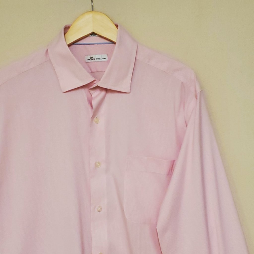 Peter Millar Button Down Extra Long 17.5